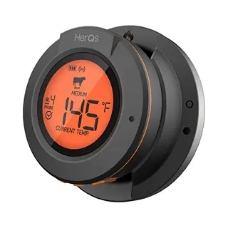 HerQs Connected Digital Dome Bbq Thermometer 2-pack