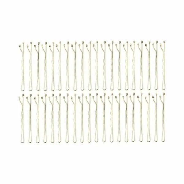 Haarsoires Haarspeld Schuifspeldjes 6cm - Basic - Goud - Set Van 40 - Haarklem - Haarclip - Haaraccessoires Voor Dames & Kinderen - Hair Clip - thumbnail