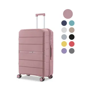 Skycases Urban Adventurer - Grote Reiskoffer - Cijferslot - 49x30x75cm - 110L - Xl Rolkoffer Groot - Spinner Wielen & Kofferslot - Roze
