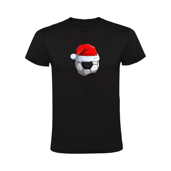 Sol's Kerst Voetbal Kindershirt - Kerstmis - Feest - Sport - Feestdagen - Winter - Bal - Kerstshirt thumbnail