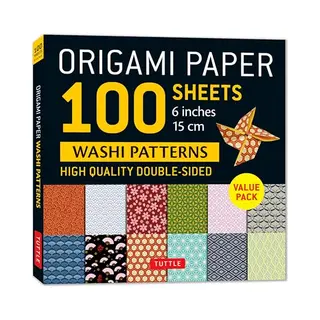 Origami Paper 100 Sheets Washi Patterns 6" (15 Cm)