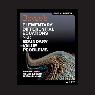 Boyce's Elementary Differential Equations And Boundary Value Problems