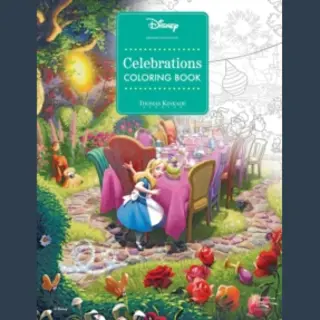 Disney Dreams Collection Thomas Kinkade Studios Celebrations Coloring Book