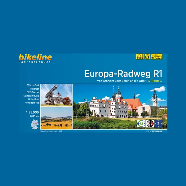 Radtourenbücher- Europa - Radweg R1 Von Arnheim über Berlin An Die Oder thumbnail