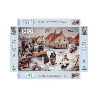 Puzzel De Watersnoodramp (1953) Blauw