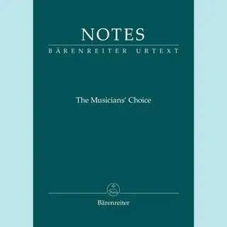 Bärenreiter Notes - The Musician's Choice - Notenheft