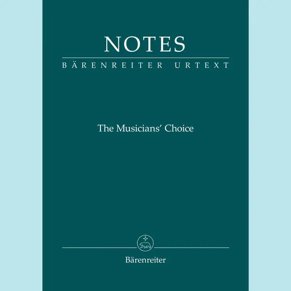 Bärenreiter Notes - The Musician's Choice - Bladmuziekschrift thumbnail