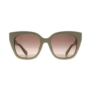 Furla Sunglasses SFU812 06Y1 Shiny Beige Cream Dark Brown Gradient