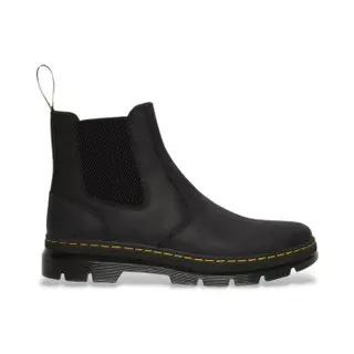 Dr Martens For Man. 26002001 Embury Black Wyoming Leather Ankle Boots Black (070), Flat, None, Casual