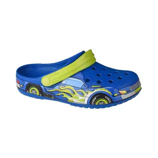 Crocs, Mädchen, Hausschuhe, Fun Lab Truck Band Clog 207074-4JL - 19/20, Blau, (19)