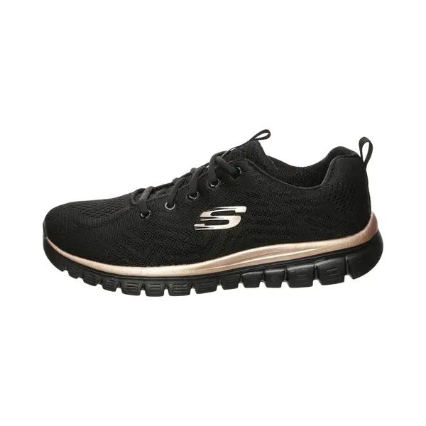 Skechers For Woman. 12615 Sneakers Graceful Get Connected Black (39), Laces, Sport, Sportswear, Multisport thumbnail