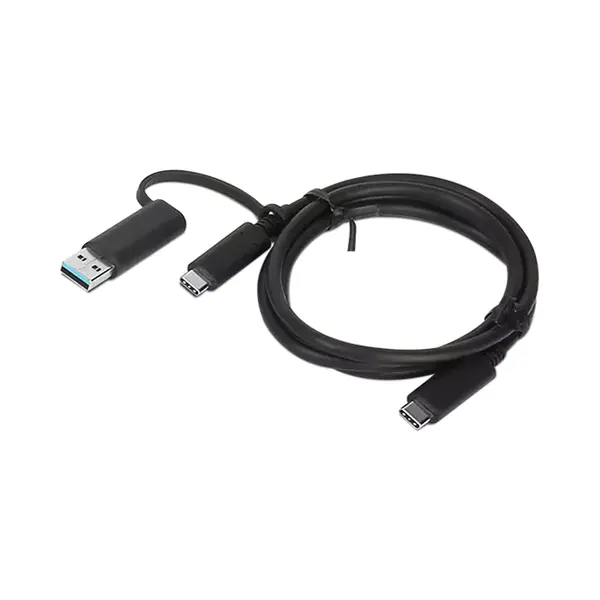 Lenovo 4X90U90618 Usb cable Usb 3.2 Gen 1 (3.1 Gen 1) 1 m Usb A/Usb C Usb C Black thumbnail