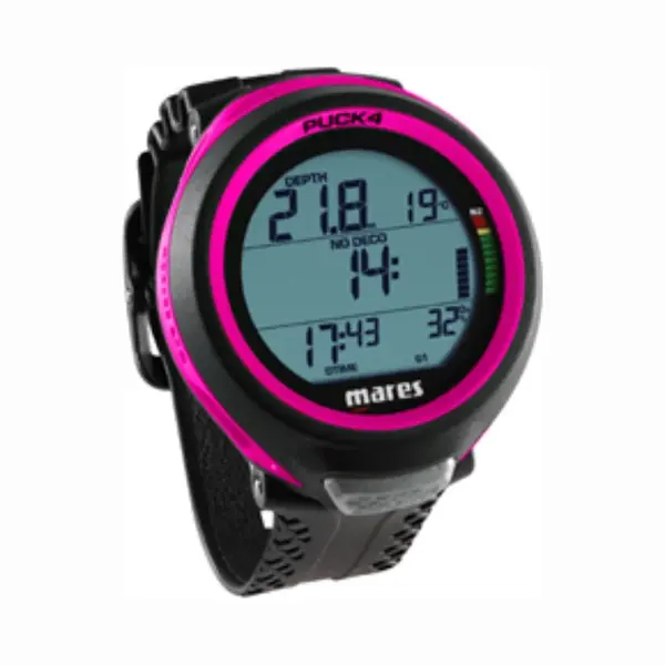 Mares Puck 4 - Roze - Duikcomputer - Bluetooth - Compact - Polsmodel thumbnail