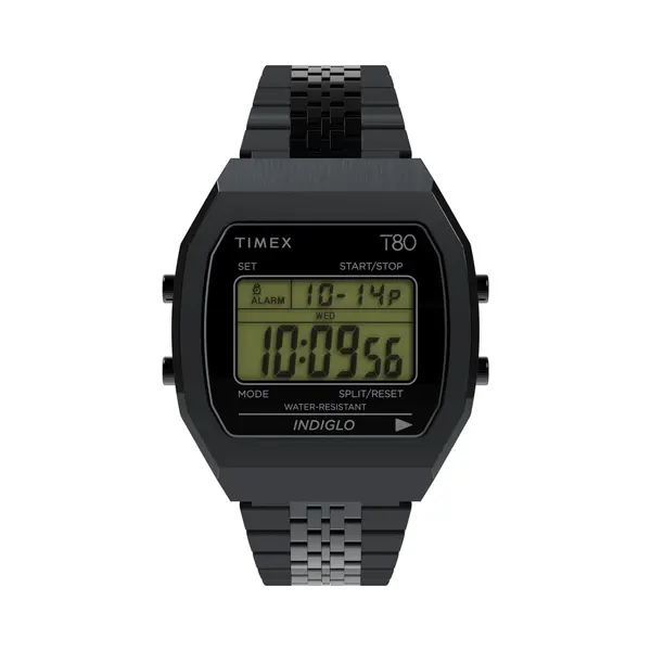 Timex Digitaluhr »Timex Lab Timex 80« Quarzuhr, Armbanduhr, Herrenuhr, Edelstahlarmband thumbnail