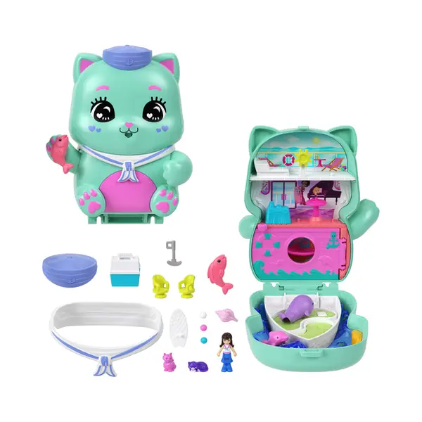 Polly Pocket Hijs De Zeilen, Kitty Compacte Speelset thumbnail