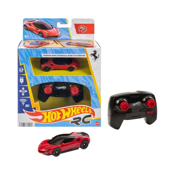 Hot Wheels Rc 1:64 Scale Ferrari SF90 Stradale Assetto Fiorano Vehicle thumbnail