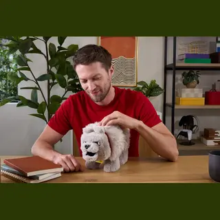 Mattel Minecraft Dennis the Wolf Funktionsplüsch