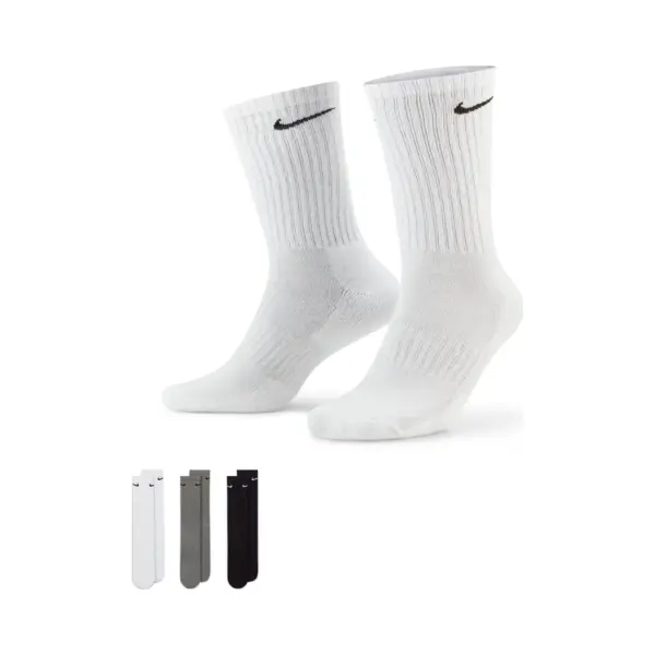 Nike Everyday Cushioned Training Crew Socks (3 Pairs) - Multi-Colour thumbnail