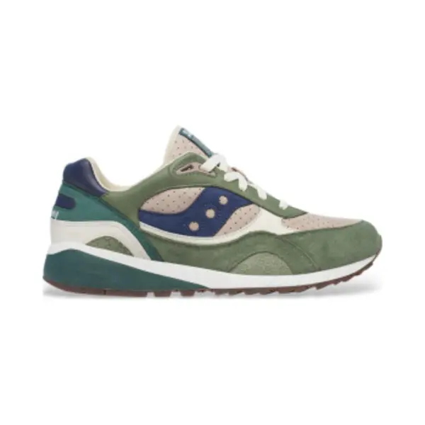 Saucony Für Herren. S70945-2 Schuhe Shasow 5000 Grün (41), Leder, Wohnung, Schnürsenkel, Lässig thumbnail