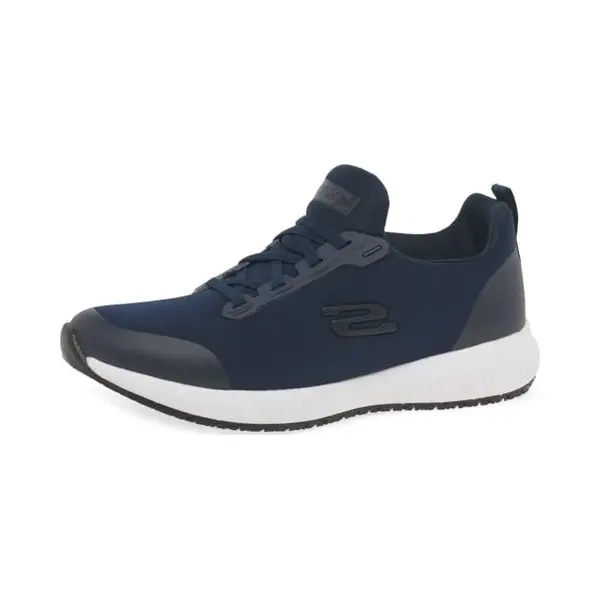 Skechers Squad Sr Occupational Shoe In Navy thumbnail