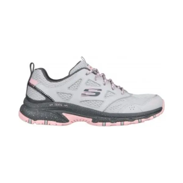 Skechers Damen Hillcrest Pure Escapade Walking-Schuh, Gray Leather Mesh Pink Trim, 41 Eu thumbnail