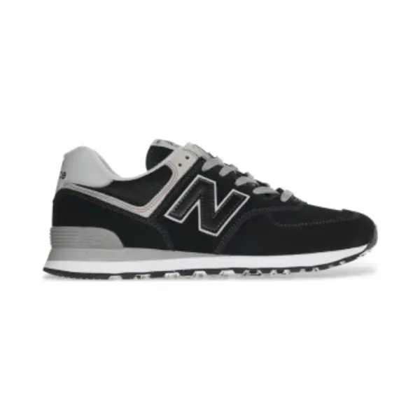 New Balance For Man. ML574V3 Leather Trainers 574v2 Evergreen Black (39.5), Flat, Laces, Casual thumbnail