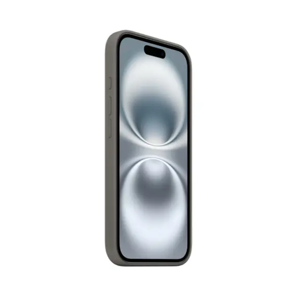 Apple iPhone 16 Silikon Case mit MagSafe – Steingrau thumbnail