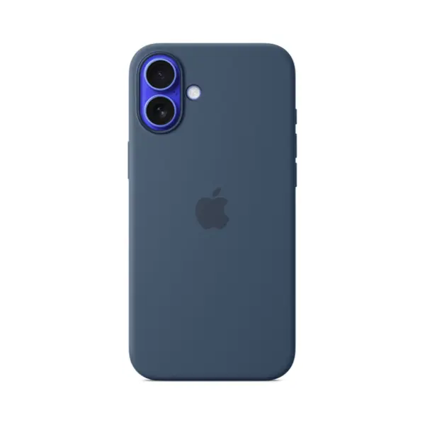 Apple iPhone 16 Plus Silikon Case mit MagSafe – Denim thumbnail