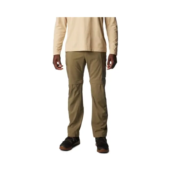 Columbia Men's Silver Ridge Utility Convertible Pant Hiking Convertible Trousers, Stone Green, Size W40/L32 thumbnail