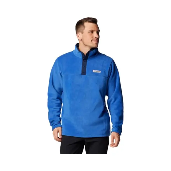 Columbia Men's Steens Mountain Half Snap 2, Fleece Pull Over, Mountain Blue/Collegiate Navy, M thumbnail