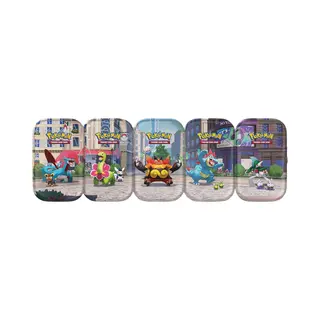 Asmodee Pokémon Mega Evolution Chaos Rising Lumious City Mini Tin