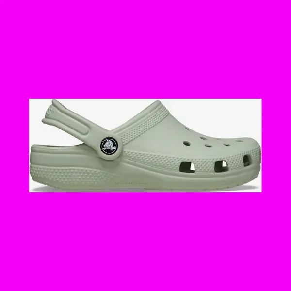 Crocs, Meisjes, Pantoffels, K's Klassieke Klomp, Groen, (29) thumbnail
