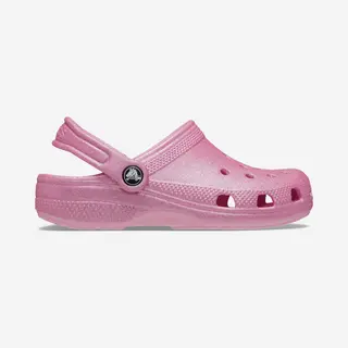 Crocs Klassieke Glitterklompen Voor Kinderen, Tweed Roze Glitter, 38