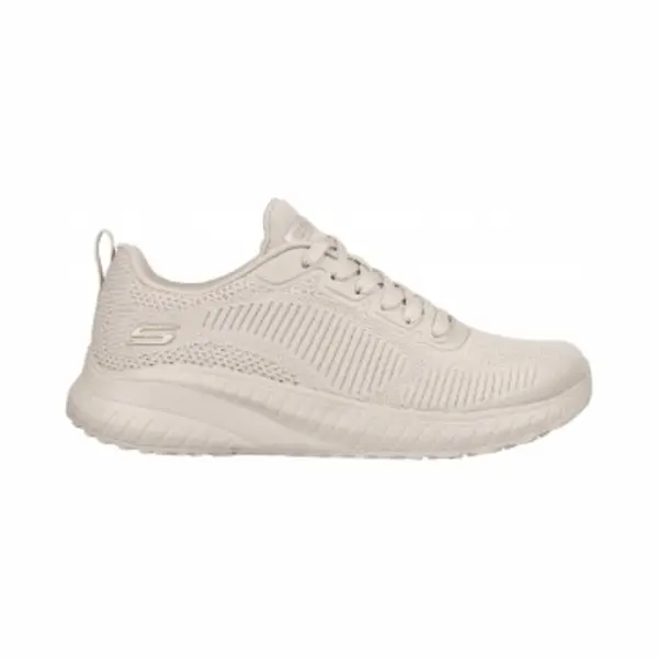 Skechers Für Damen. 117209 Bobs Squad Chaos Nackte Turnschuhe (39), Stoff, Wohnung, 1 Bis 3 Cm, Schnürsenkel, Lässig, Sportlich, Laufen, Mul thumbnail