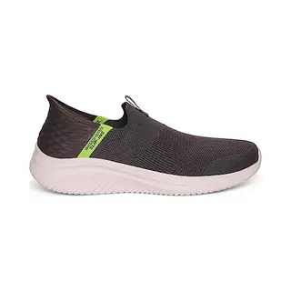Skechers Men's Ultra Flex 3.0 Smooth Step Sneaker, Grey Knit Trim, 9.5 Uk
