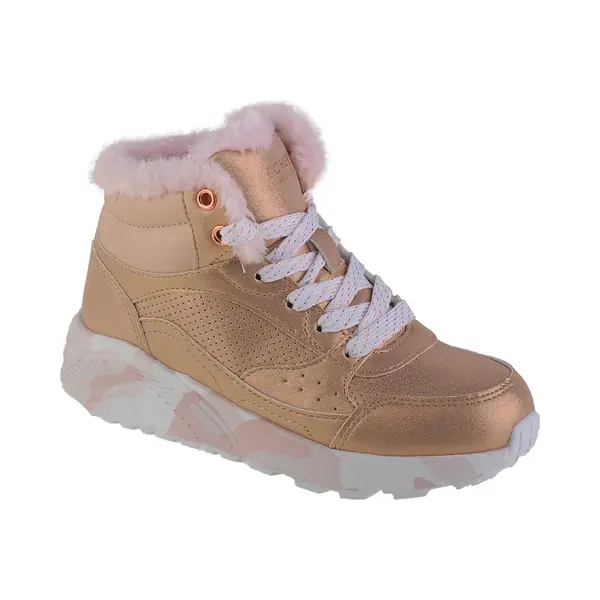 Skechers Kids Uno Lite Camo Dazzle Sneakerlaarzen 310485L Gdpk Roze Goud thumbnail