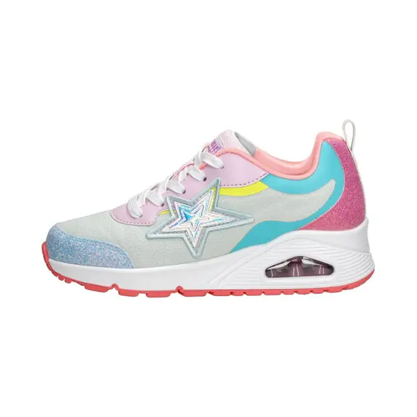 Skechers Uno - Starry Vibe Meisjes Sneakers - Blauw/Multicolour - Maat 37 thumbnail