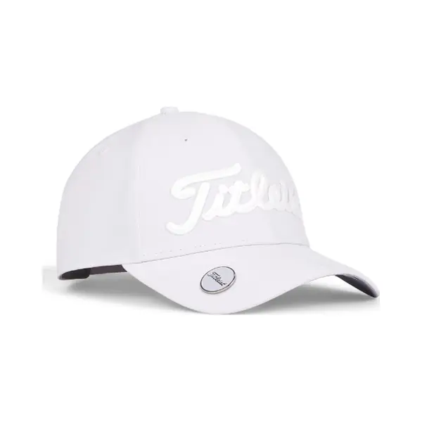 Titleist Herren Players Performance Baseballkappe, Weiß/Schwarz, Weiß/weiß, Einheitsgröße thumbnail