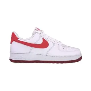 Nike Herren Air Force 1 '07 Sneaker, Weiß Adobe Team Red Dragon Rot, 38 Eu