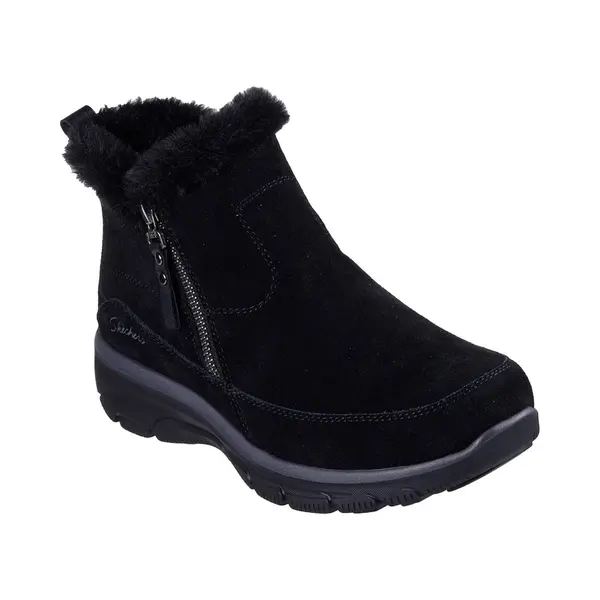Skechers Easy Going - Ol Zip Dames Laarzen - Zwart thumbnail