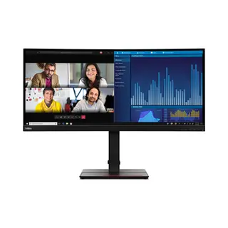 Lenovo ThinkVision P34w-20 Led display 86,7 cm (34.1") 3440 x 1440 Pixels Wide Quad Hd Zwart