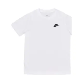 Nike Older Kids' T-Shirt - White - Cotton