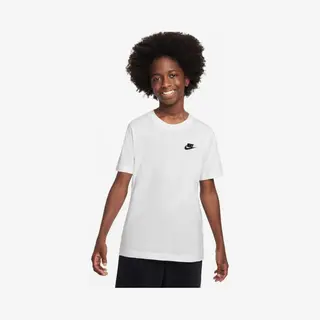 Nike Older Kids' T-Shirt - White - Cotton