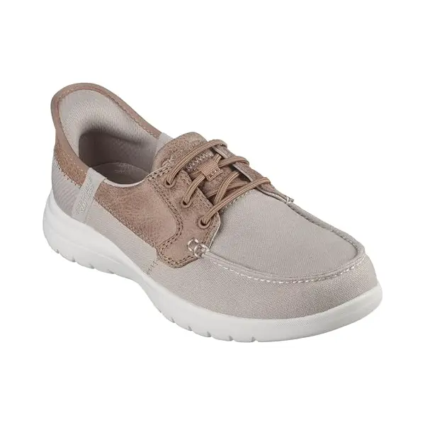 Skechers On-the-go Flex Palmilla Sneakers Voor Dames, Taupe, 40 Eu thumbnail