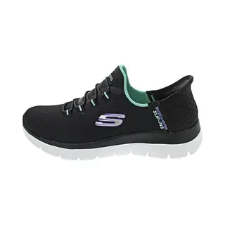Skechers Damen Slipper Summits Diamond Dream, Frauen Slip-On, Halbschuhe, Schlupfschuhe, schluepfschuhe, Loafer, Slip-ons, Schwarz Bktq, 41 Eu