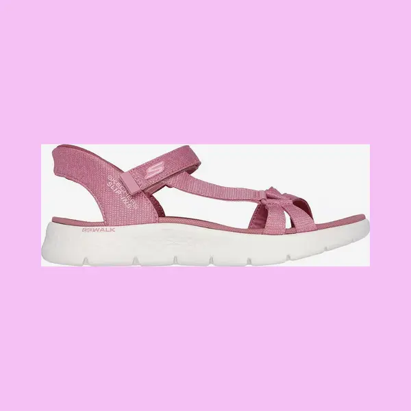 Skechers Slip-Ins Go Walk Flex Illuminate Damen Sandalen Rosa - 37 thumbnail
