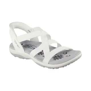 Skechers Reggae Slip Ins Wht White Womens Walking Sandals 163460 In A Plain Man-made In Size 5