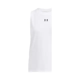 Under Armour Women's Ua Rival Muscle Tank Shirt White