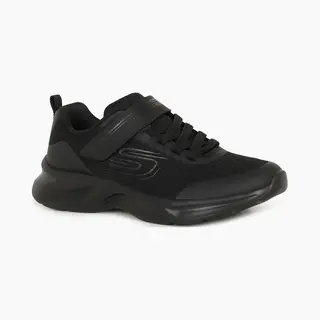 Skechers Girl's Dynamatic Swift Tread Kids Trainers - Black - Size, 9.5/F (Standard)