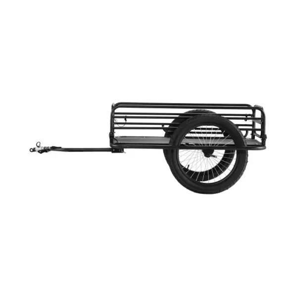 Mophorn Vevor Fahrradanhänger, 125 Kg Tragkraft, Transportanhänger, Faltbar Und Verstaubar, Schnellverschluss Mit Universalkupplung, 50, 8 Cm Räder, thumbnail